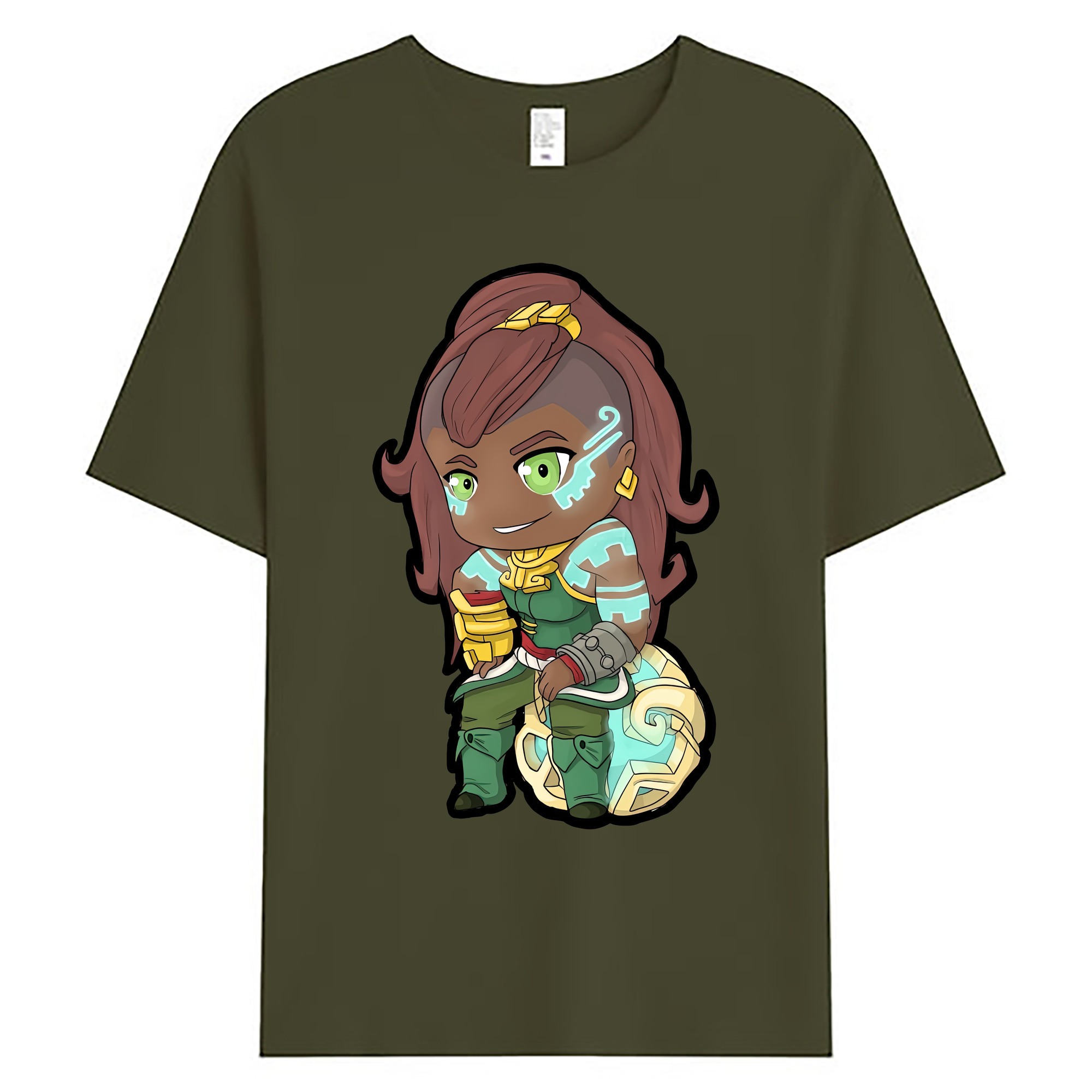 （画像用） リーグ・オブ・レジェンド League of Legends LOL 綿100％ メンズ半袖Tシャツ｜肌触りやわらか＆通気性